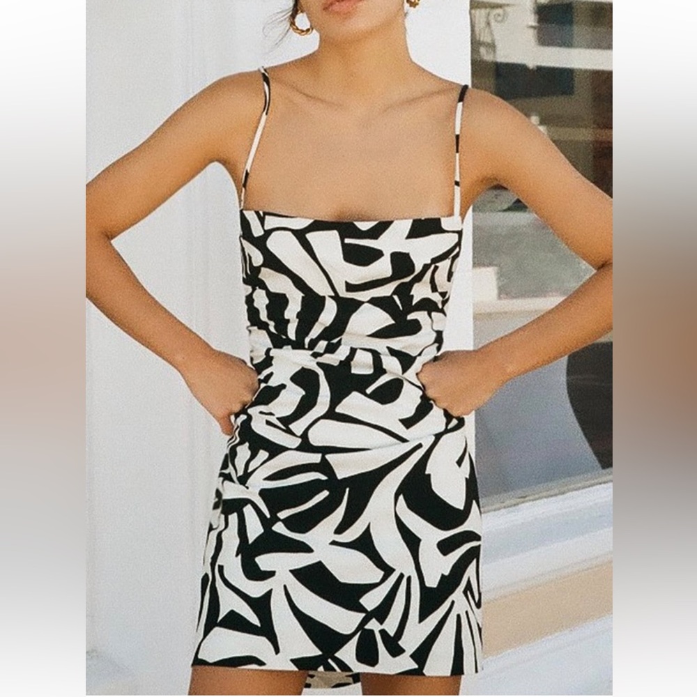 NWT Linen Blend Zara Dress